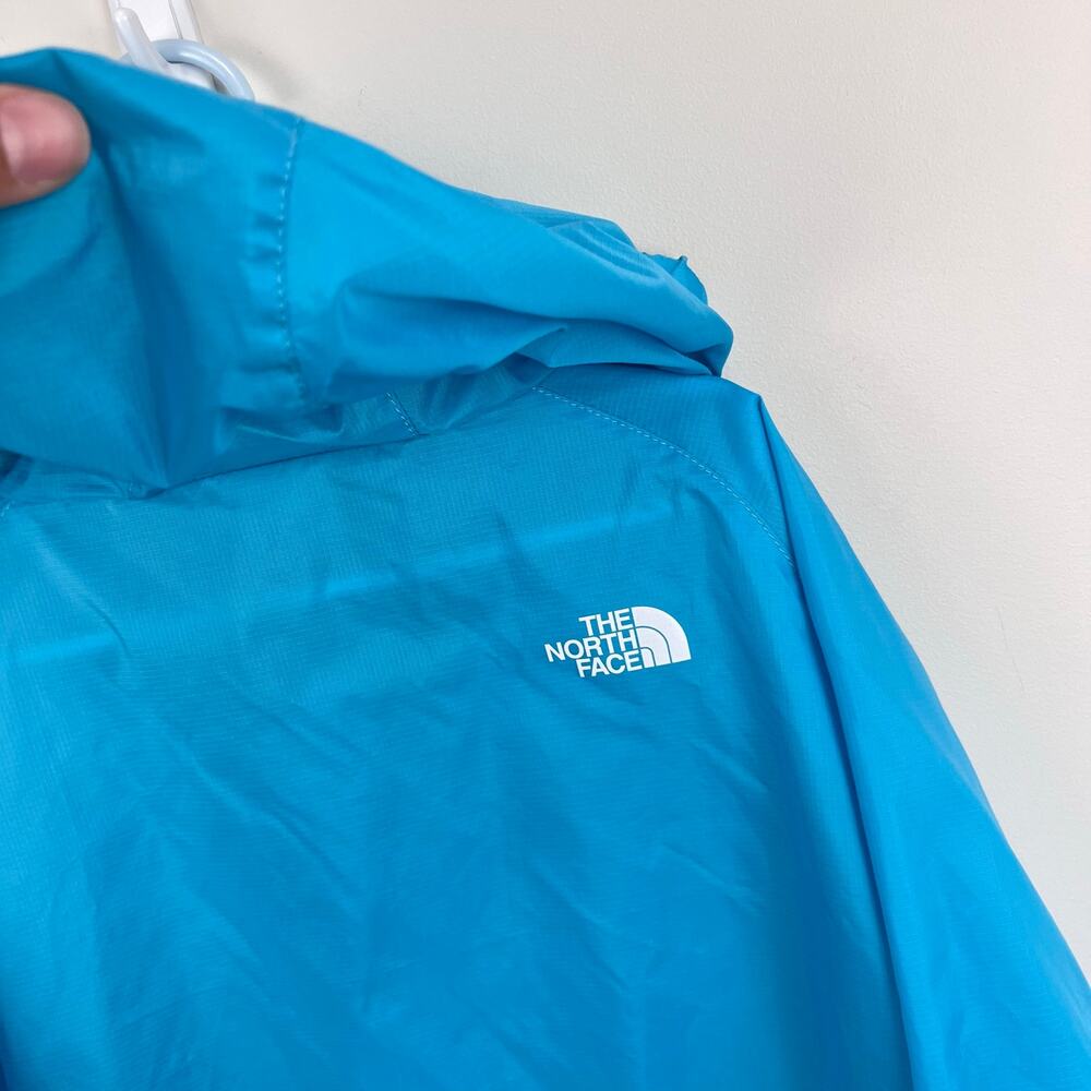 The North Face Girls Blue Hydrenalite Windbreaker Rain Jacket 10/12 - Picture 8 of 8